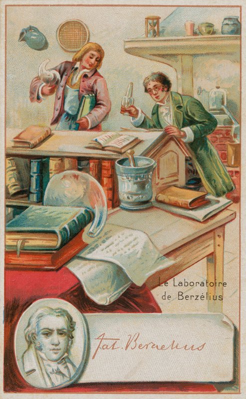 Laboratoř švýcarského chemika Jonse Jacoba Berzeliuse od French School