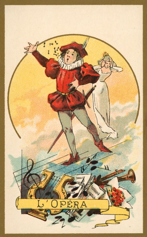 opera (chromolitho) od French School