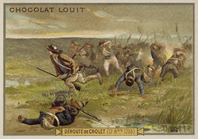 Porážka Cholet, Válka ve Vendee, Francouzská revoluce, 17. října 1793 od French School