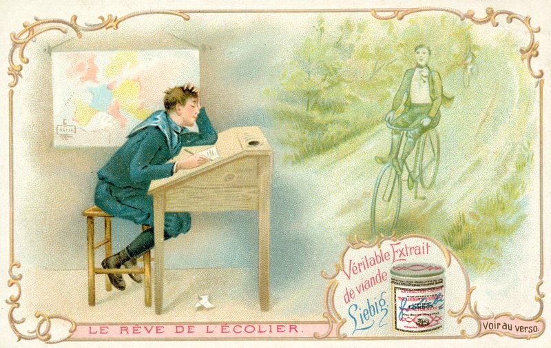 Sen školáka (chromolit) od French School