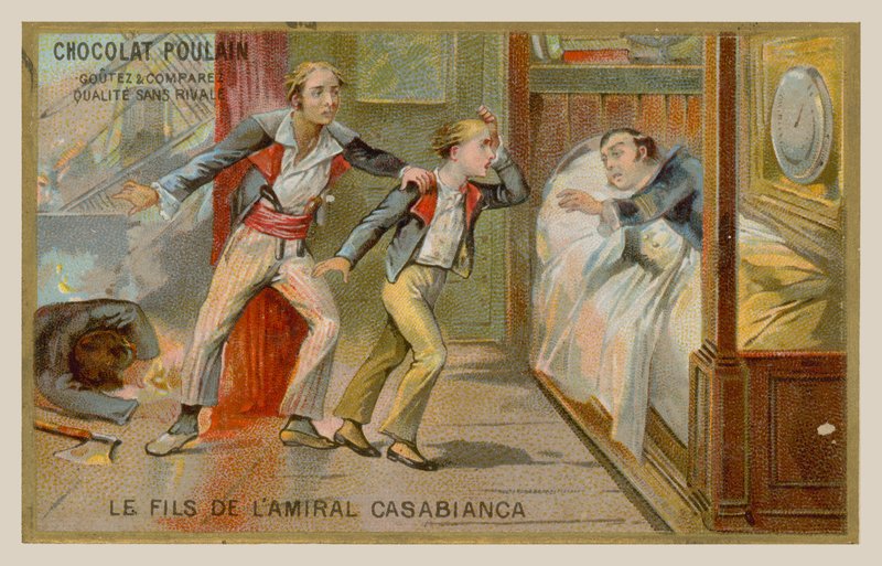 Syn admirála Casabianca od French School