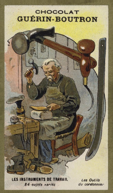 Nástroje ševce od French School