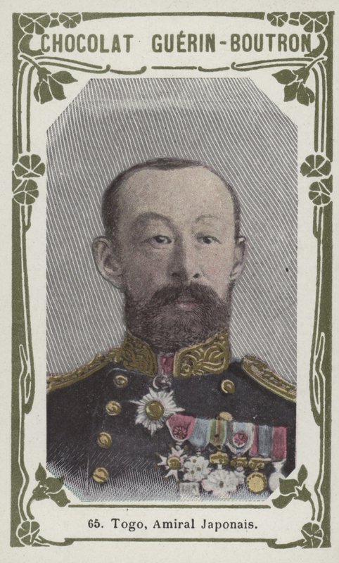 Togo, japonský admirál (barevná fotografie) od French School