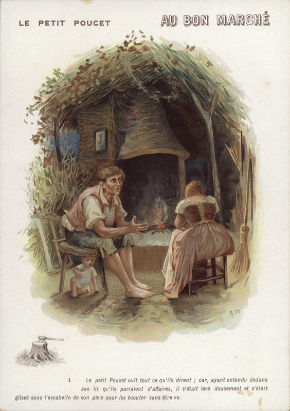 Tom Thumb, dřevorubec a manželka od French School