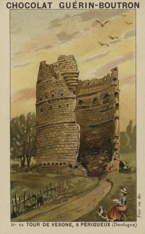 Věž Vesone, v Perigueux, Dordogne od French School