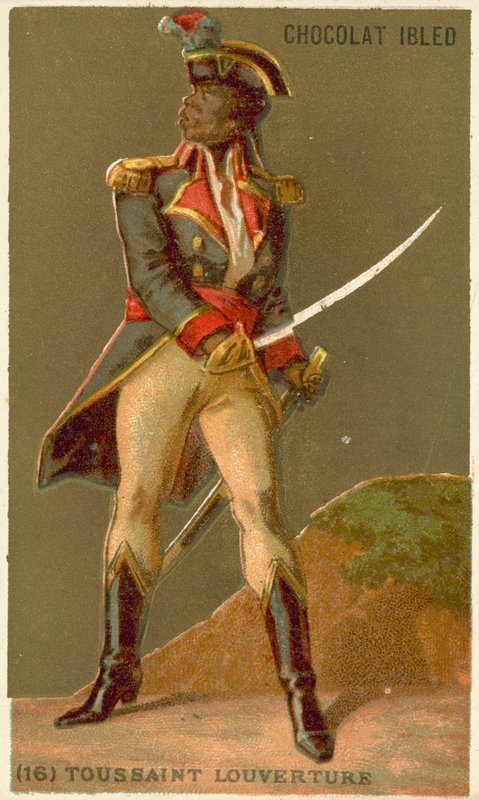 Toussaint Louverture, vůdce haitské revoluce od French School
