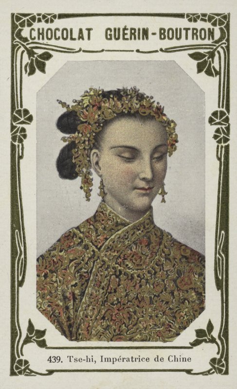 Tse-hi, Imperatrice de Chine (barevná fotografie) od French School