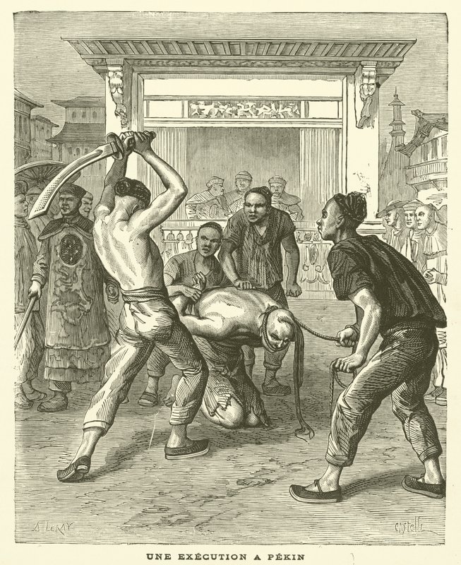 Poprava v Pekingu od French School