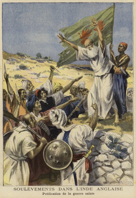 Povstání v Indii, 1897 od French School