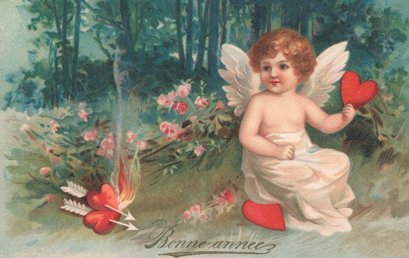 Valentýn Cupid od French School