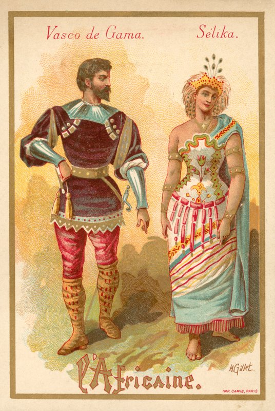 Vasco da Gama a Selika z opery Giacoma Meyerbeera L