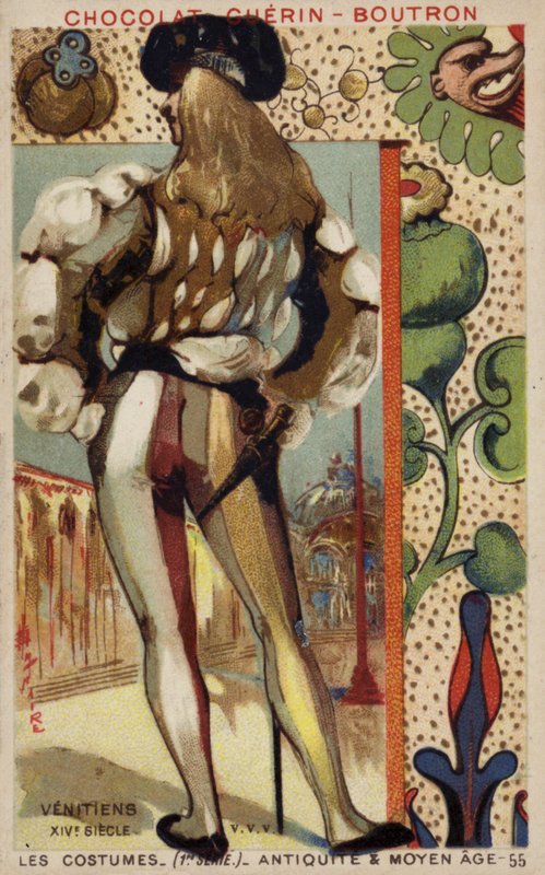 Benátský kostým, 14. století od French School