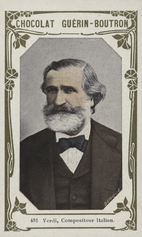 Verdi, italský skladatel (barevná fotografie) od French School