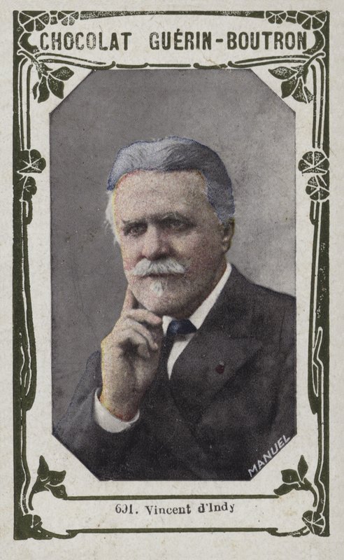 Vincent dIndy (barevná fotografie) od French School