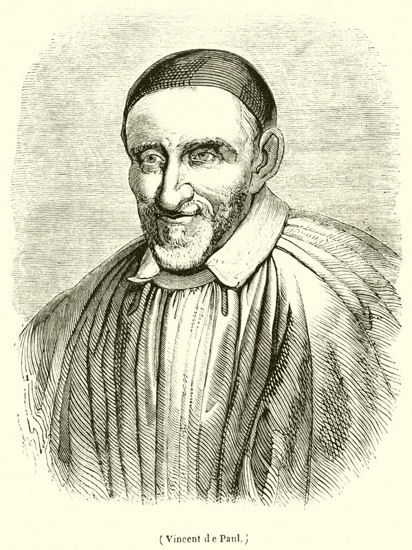 Vincent de Paul (rytina) od French School