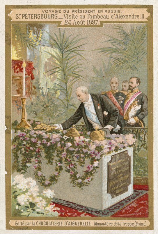Návštěva francouzského prezidenta Felixe Faureho v Rusku, 24. srpna 1897 od French School