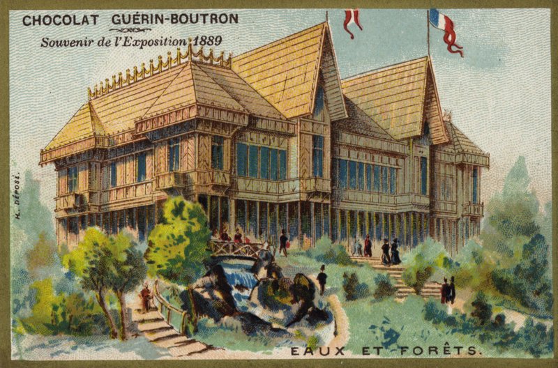 Vody a lesy (chromolitho) od French School