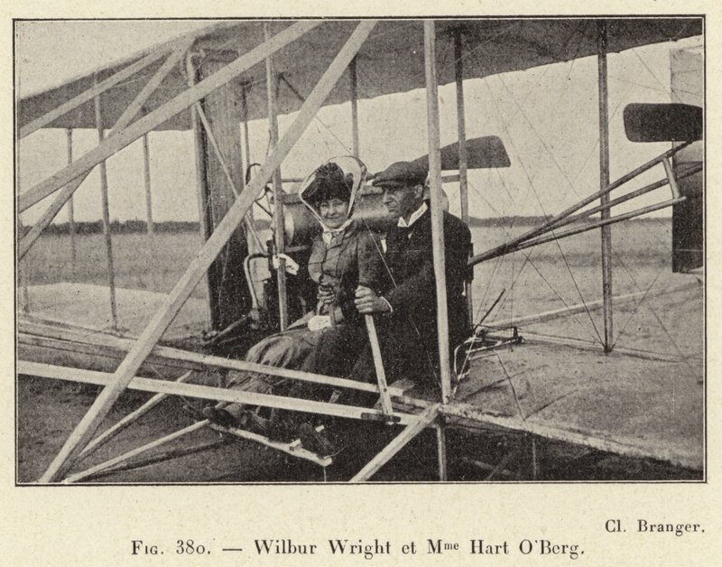 Wilbur Wright et Mme Hart O
