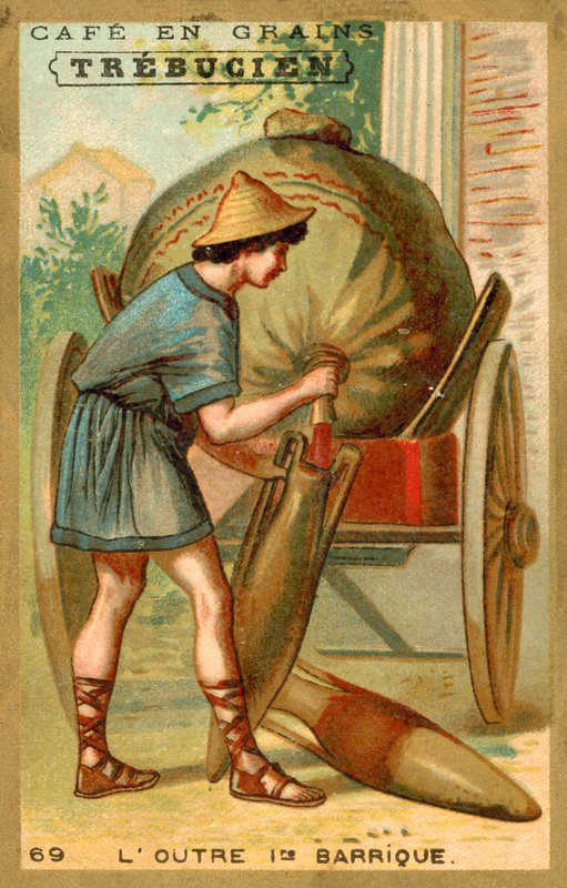 Vinná kůže - první sud (chromolitho) od French School