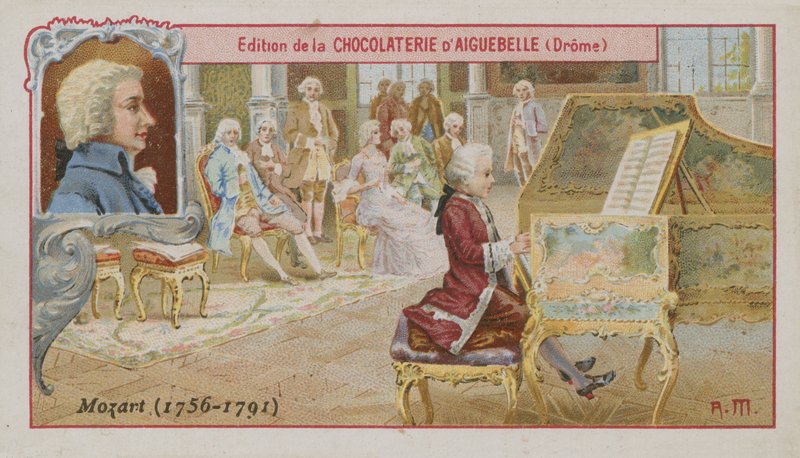 Wolfgang Amadeus Mozart , rakouský skladatel od French School