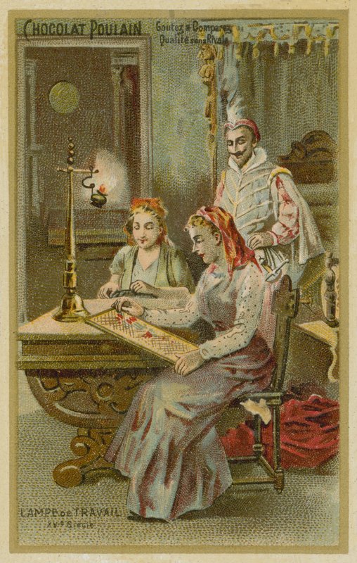 Pracovní lampa, 15. století od French School