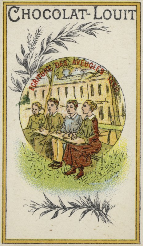 Psaní pro nevidomé, 1830 od French School