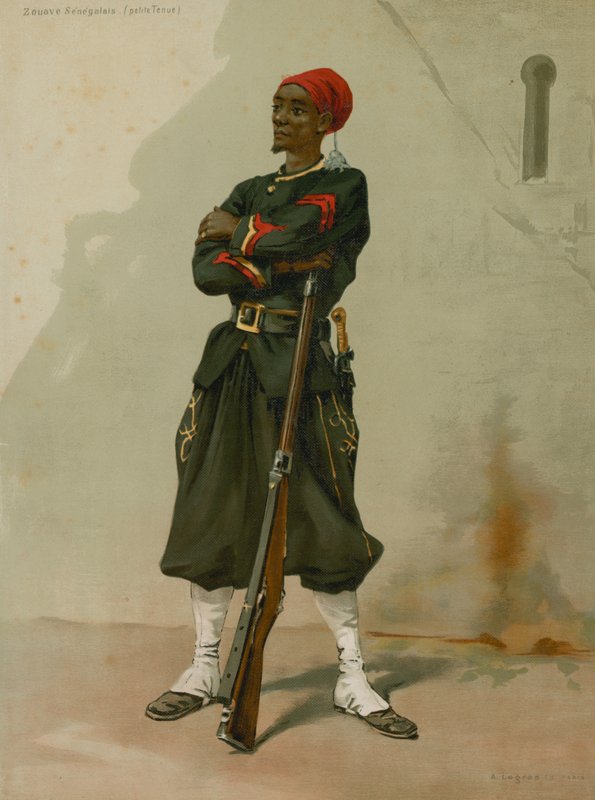 Senegalský Zouave, malý outfit od French School