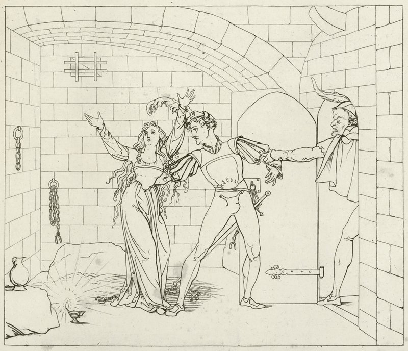 Ilustrace k filmu Goethes Faust od Friedrich August Moritz Retzsch
