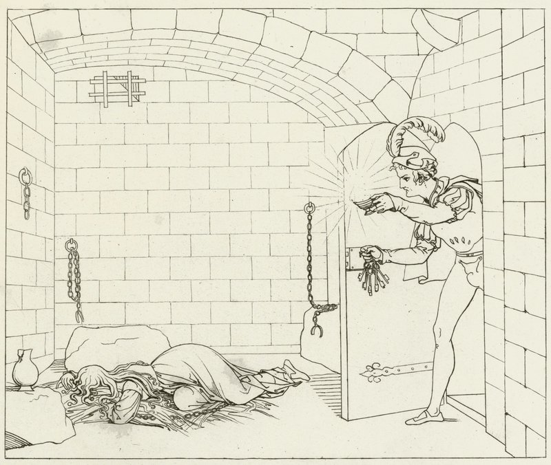 Ilustrace k filmu Goethes Faust od Friedrich August Moritz Retzsch