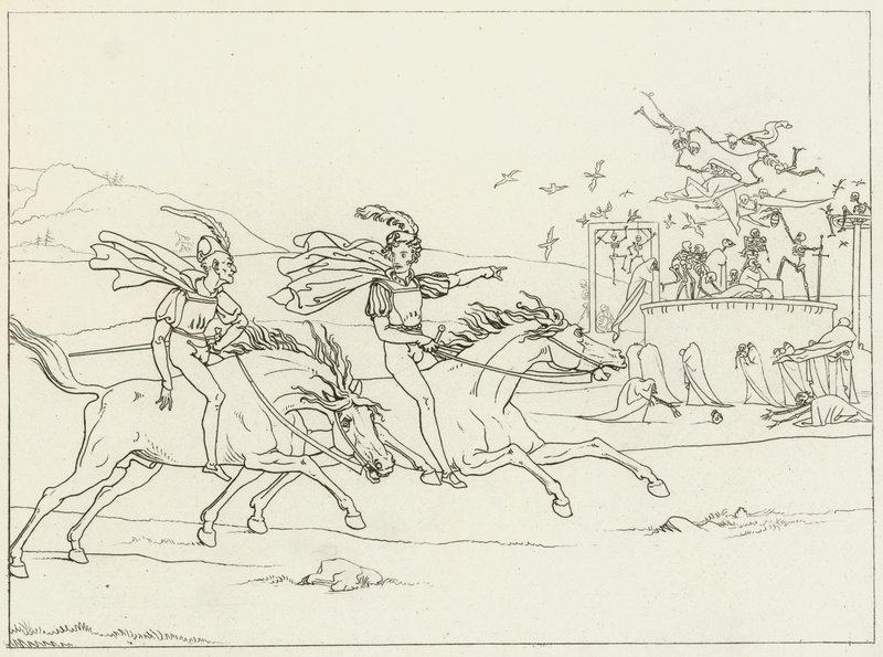 Ilustrace k filmu Goethes Faust od Friedrich August Moritz Retzsch
