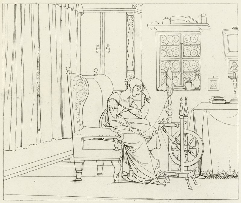 Ilustrace k filmu Goethes Faust od Friedrich August Moritz Retzsch