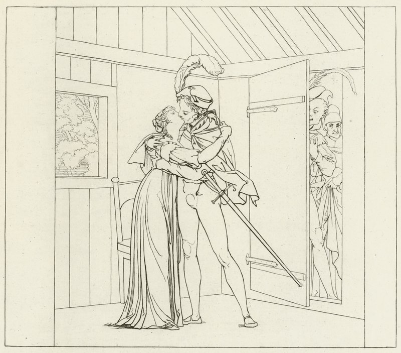 Ilustrace k filmu Goethes Faust od Friedrich August Moritz Retzsch