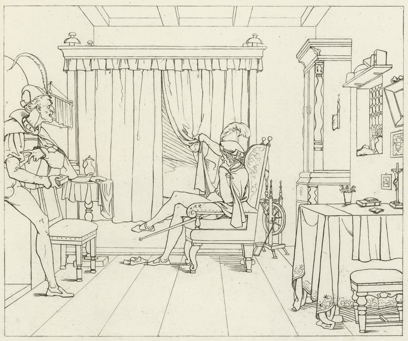 Ilustrace k filmu Goethes Faust od Friedrich August Moritz Retzsch