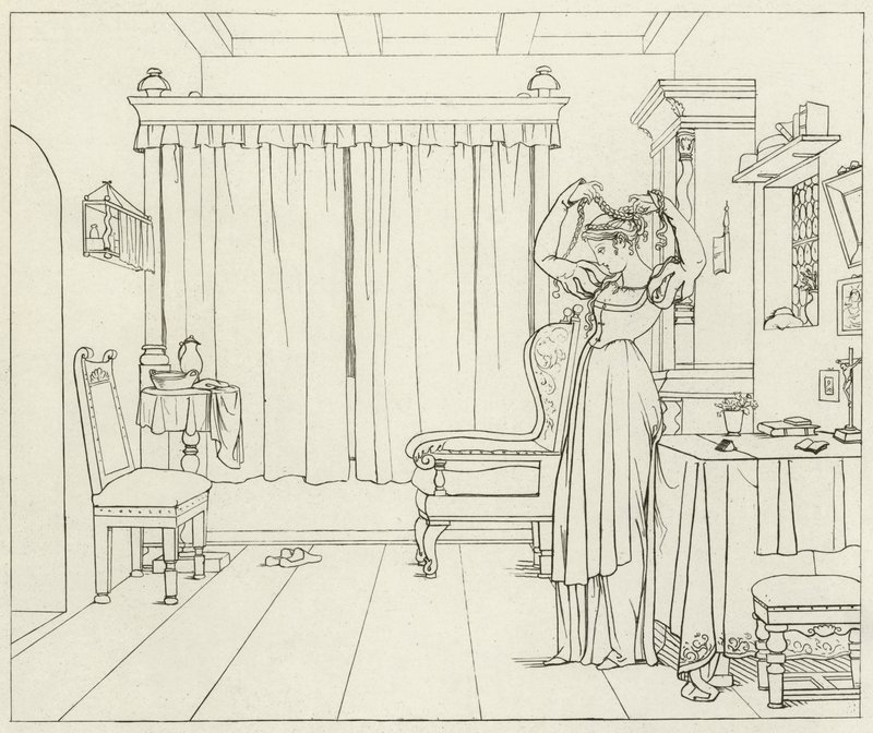 Ilustrace k filmu Goethes Faust od Friedrich August Moritz Retzsch
