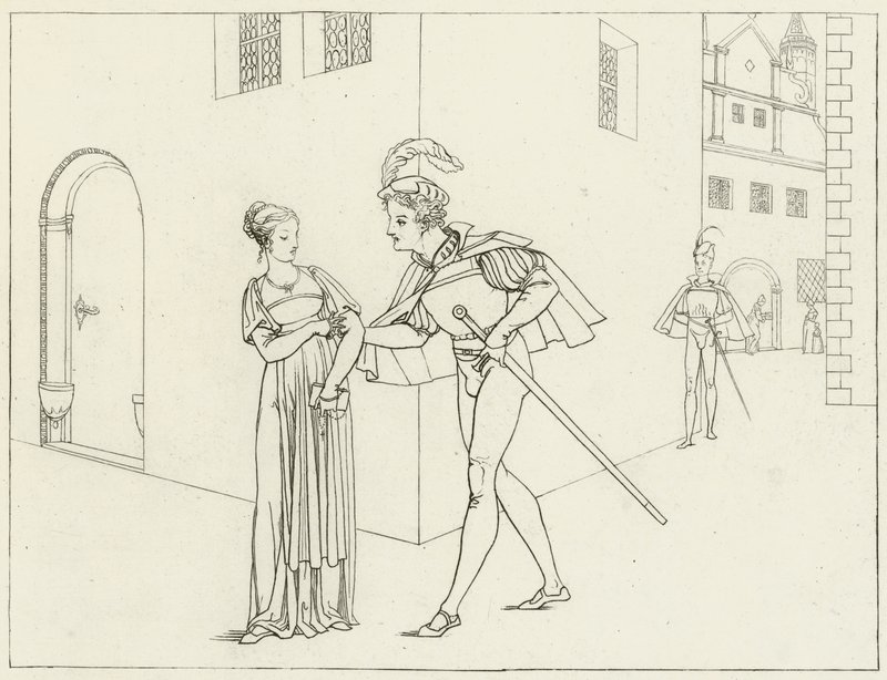 Ilustrace k filmu Goethes Faust od Friedrich August Moritz Retzsch