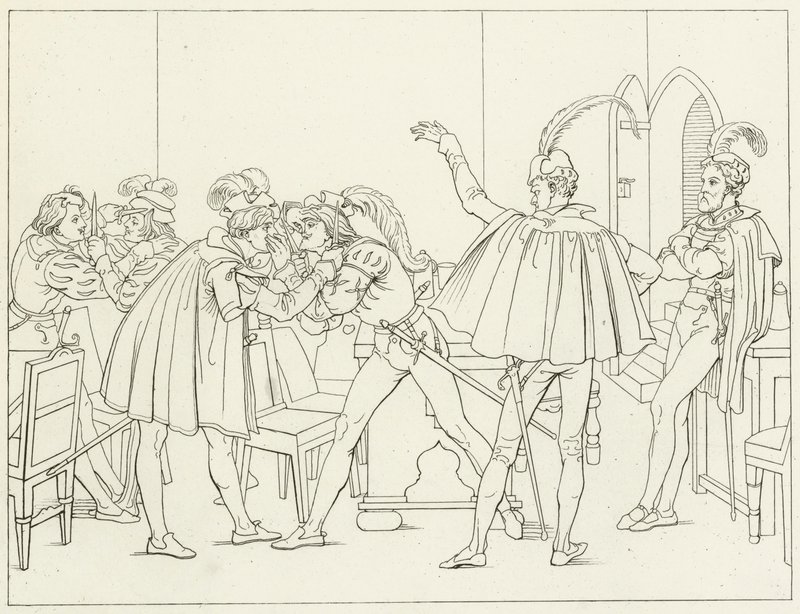 Ilustrace k filmu Goethes Faust od Friedrich August Moritz Retzsch