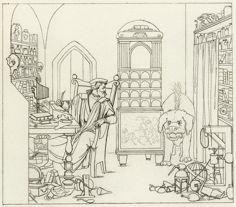 Ilustrace k filmu Goethes Faust od Friedrich August Moritz Retzsch