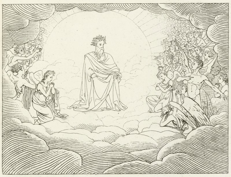Ilustrace k filmu Goethes Faust od Friedrich August Moritz Retzsch