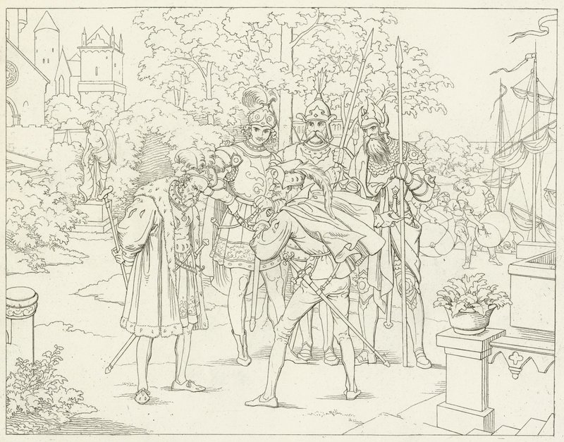 Ilustrace k filmu Goethes Faust od Friedrich August Moritz Retzsch
