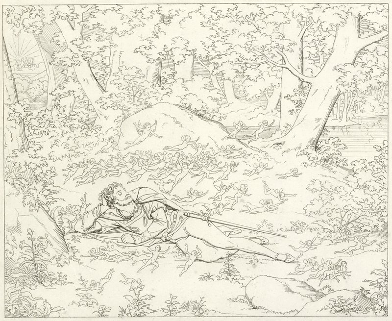 Ilustrace k filmu Goethes Faust od Friedrich August Moritz Retzsch