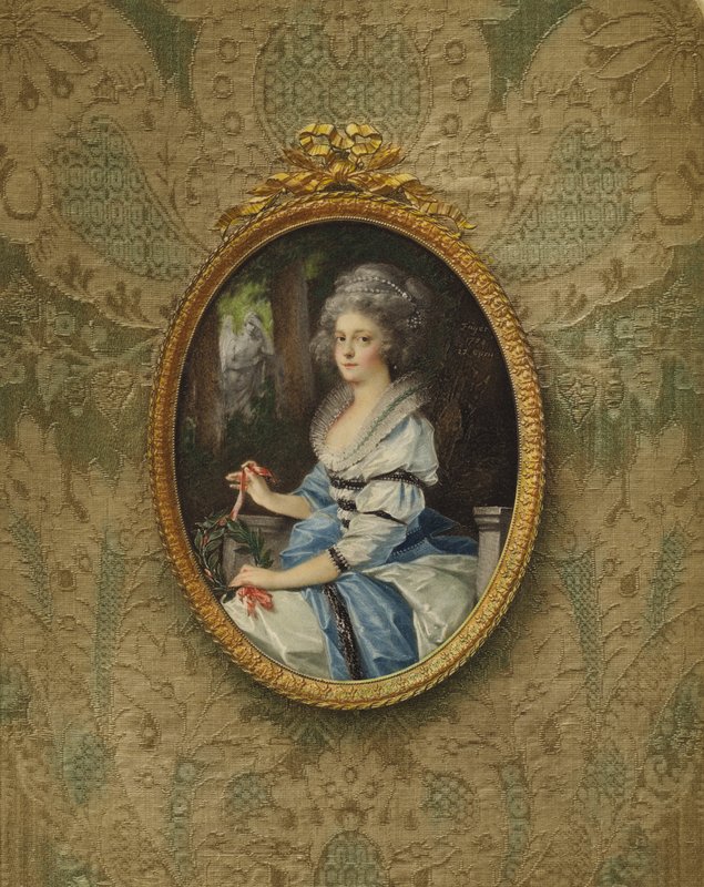Portrét princezny Elisabeth Wilhelmine Louise, dcery vévody Evžena z Württemberska, 1788 od Friedrich Heinrich Fuger
