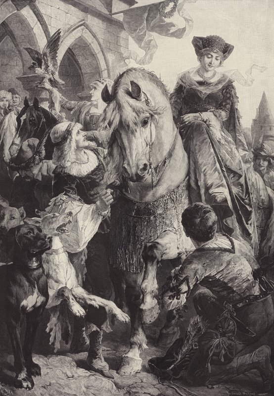 Výjezd na Hunt od Fritz Wagner