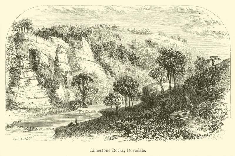 Vápencové skály, Dovedale od G. F. Sargent