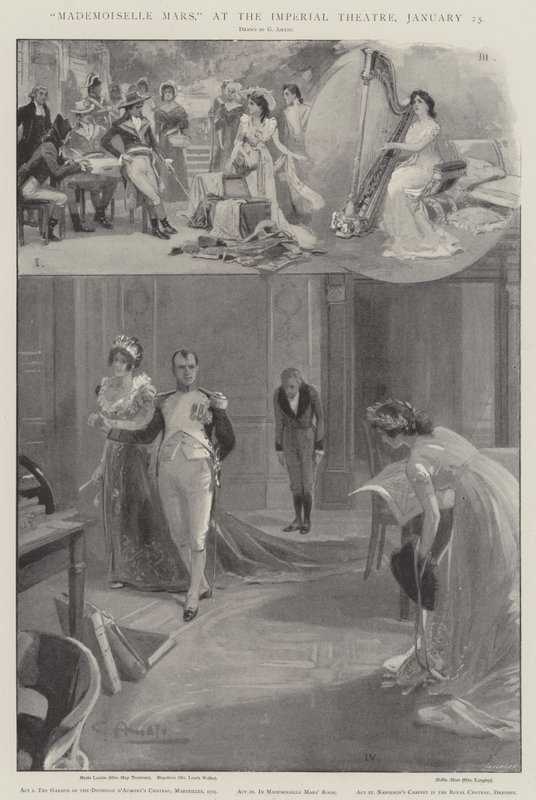 Mademoiselle Mars, v Imperial Theatre, 25. ledna od G.S. Amato