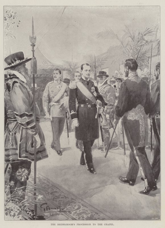 Průvod ženicha do kaple od G.S. Amato
