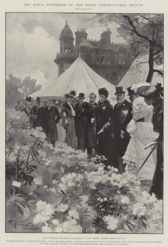 Královský patronát Královské zahradnické společnosti od G.S. Amato