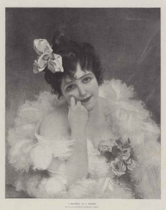 Bruneta od Gabriel-Joseph-Marie-Augustin Ferrier