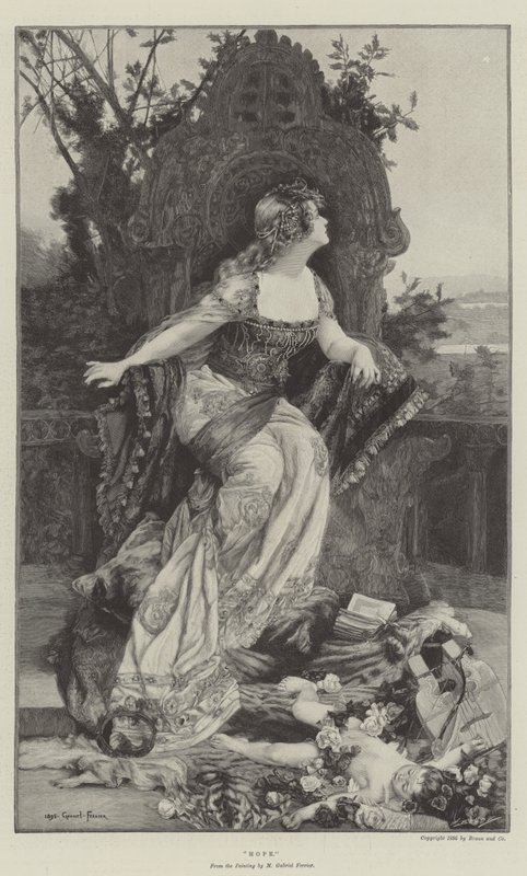 Naděje od Gabriel Joseph Marie Augustin Ferrier