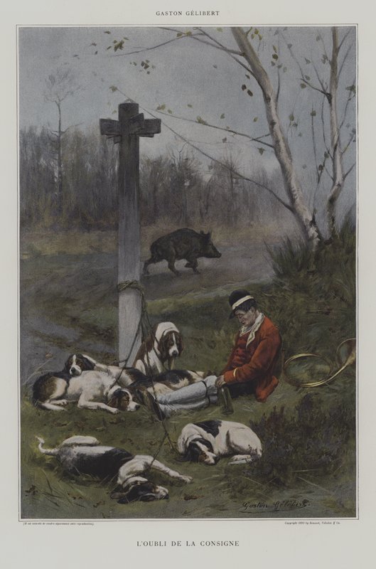 LOubli de la Consigne (Zapomenutí pokynů) od Gaston Gelibert