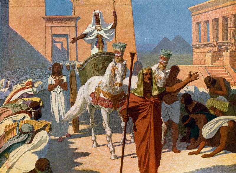 Josefa jako egyptského vezíra od Gebhard Fugel